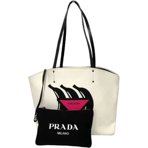 Pre-owned Canvas prada-bags , female, Sizes: ONE SIZE - Prada Vintage - Modalova