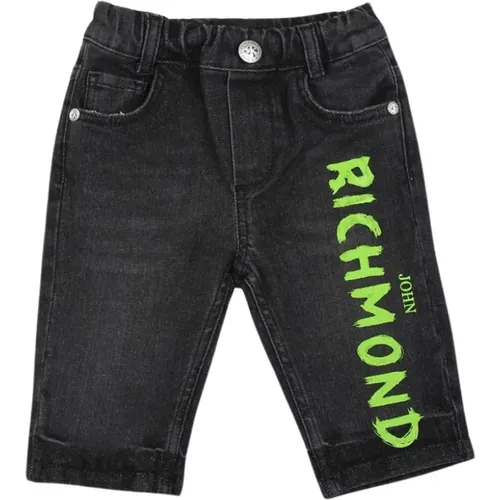Logo Print Jeans 5-Pocket Modell - Richmond - Modalova