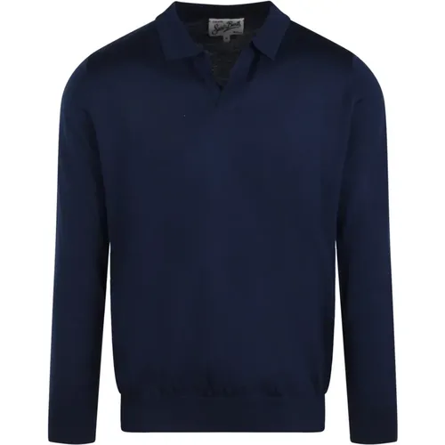 Merinowolle Polo Pullover Fw24 - MC2 Saint Barth - Modalova