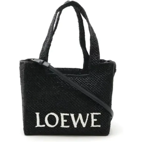 Pre-owned Handbags, female, , Size: ONE SIZE Pre-owned Raffia shoulder-bags - Loewe Pre-owned - Modalova