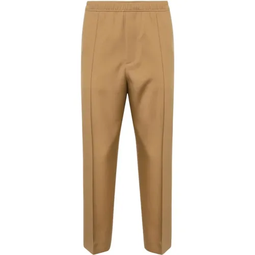 Wool Tapered Pants , male, Sizes: 2XL, XL, L - Lanvin - Modalova