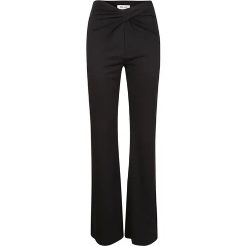 Flared Jersey Trousers , female, Sizes: M, XS - Diane Von Furstenberg - Modalova