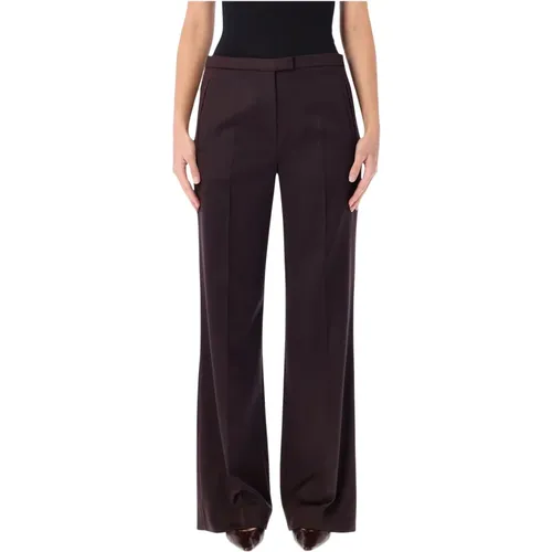 Wide Trousers, female, , Size: XS Straight-leg Wool Trousers - Magda Butrym - Modalova