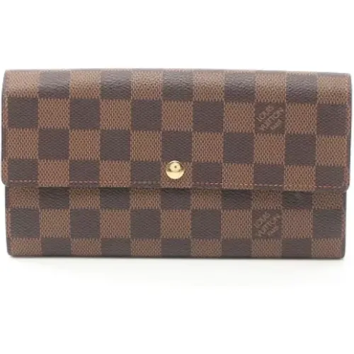 Pre-owned Canvas wallets , female, Sizes: ONE SIZE - Louis Vuitton Vintage - Modalova