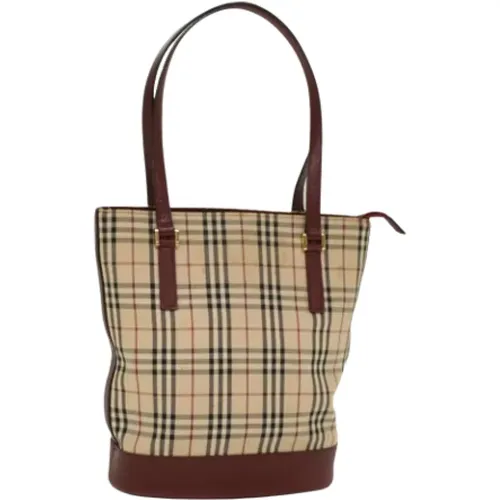 Pre-owned Tote Bags, female, , Size: ONE SIZE Pre-owned Canvas totes - Burberry Vintage - Modalova