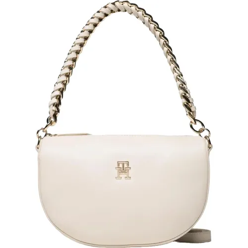 Feminine Half Moon Crossover Bag , female, Sizes: ONE SIZE - Tommy Hilfiger - Modalova