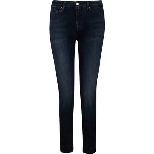 Bordeaux Damen Slim Fit Blaue Jeans , Damen, Größe: W29 - Don The Fuller - Modalova