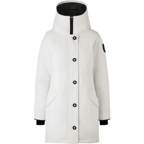 Long Rossclair Parka with Back Slit , female, Sizes: M, S - Canada Goose - Modalova