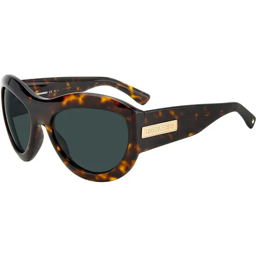 Havana Blue Grey Sunglasses,/Blue Sunglasses D2 0072/S,Sunglasses,Gelb/Braune Sonnenbrille D2 0072/S - Dsquared2 - Modalova