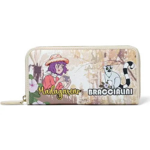 Postcard Wallet , female, Sizes: ONE SIZE - Braccialini - Modalova