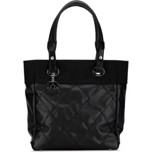 Pre-owned Tote Bags, female, , Size: ONE SIZE Pre-owned Leather chanel-bags - Chanel Vintage - Modalova