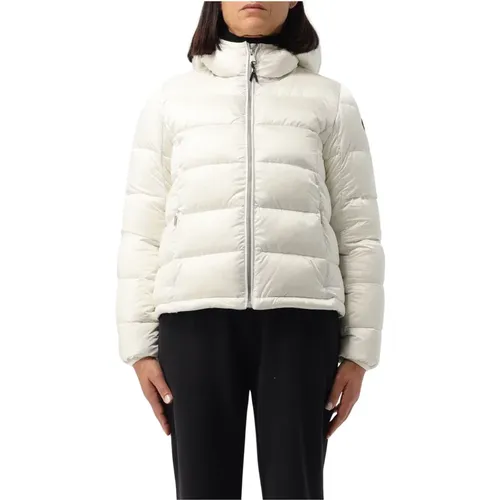 Weiße Whisper Aeron's Rise Jacke , Damen, Größe: L - Napapijri - Modalova