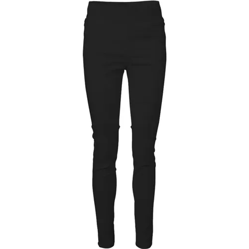 Schwarze Stretchhose Shantal-Pa-Power - FREEQUENT - Modalova