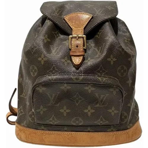 Pre-owned Backpacks, female, , Size: ONE SIZE Pre-owned Canvas backpacks - Louis Vuitton Vintage - Modalova