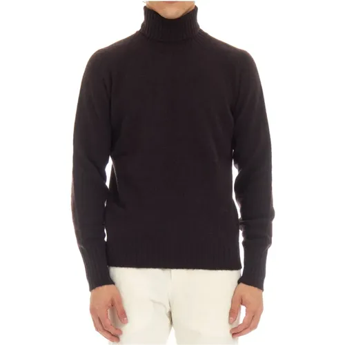 Wool Sweater Dolcevita Style , male, Sizes: M, L, S, XL, 2XL - Drumohr - Modalova