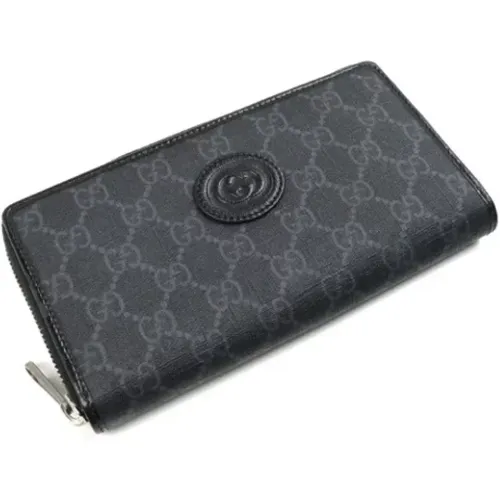 Pre-owned Wallets, male, , Size: ONE SIZE Pre-owned Fabric wallets - Gucci Vintage - Modalova