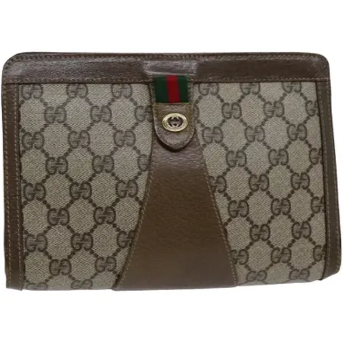 Pre-owned Leder clutches - Gucci Vintage - Modalova