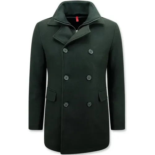Coat with mid-length waist - 805 , male, Sizes: M, S, L, XL, 2XL - Enos - Modalova