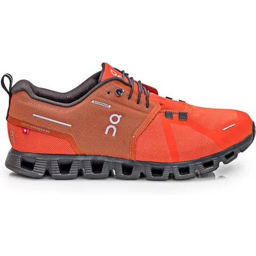 Wasserdichter Oranger Sneaker für Männer , Herren, Größe: 44 1/2 EU - ON Running - Modalova