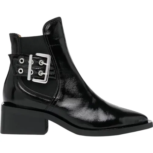 Chunky Buckle Chelsea Boot , female, Sizes: 4 UK, 6 UK, 3 UK, 5 UK - Ganni - Modalova