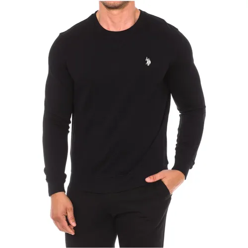 Round Neck Sweatshirt , male, Sizes: XL, 2XL, 3XL - U.s. Polo Assn. - Modalova