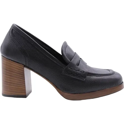 Elegant Moccasin Heels , female, Sizes: 7 UK, 4 UK - Donna Lei - Modalova