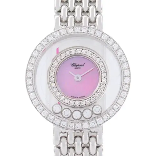 Pre-owned Watches, female, , Size: ONE SIZE Pre-owned White Gold watches - Chopard Pre-owned - Modalova