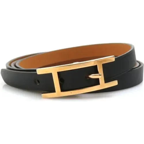 Pre-owned Jewellery, female, , Size: ONE SIZE Pre-owned Leather bracelets - Hermès Vintage - Modalova