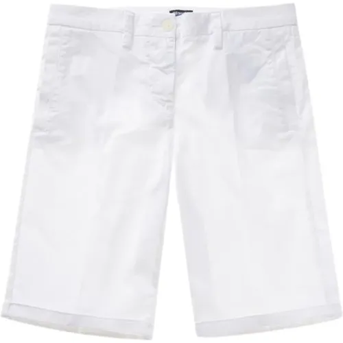 Cotton Shorts with American-Style Pockets , female, Sizes: W27, W29 - Blauer - Modalova