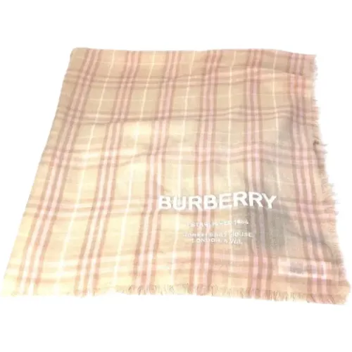 Pre-owned Fabric scarves , female, Sizes: ONE SIZE - Burberry Vintage - Modalova