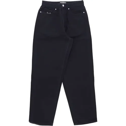 Schwarze Signature Loose-fit Jeans , Herren, Größe: W30 - HUF - Modalova