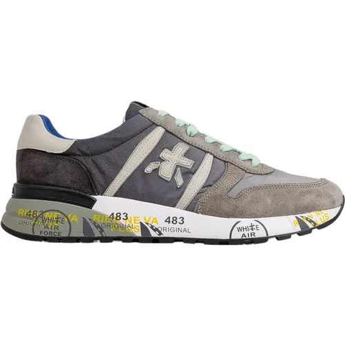 Grey Sneakers with White Details , male, Sizes: 7 UK - Premiata - Modalova