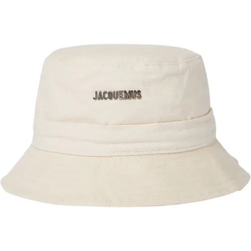 Le bob Gadjo Knotted Bucket Hat , female, Sizes: 56 CM, 58 CM - Jacquemus - Modalova