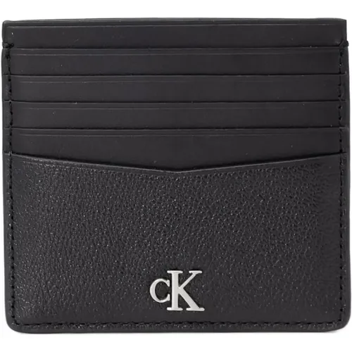 Wallets & Cardholders, male, , Size: ONE SIZE Leather Inside Pocket Wallet - Calvin Klein - Modalova