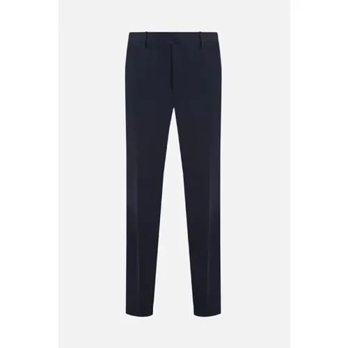 Blaue Slim-Fit Hose , Herren, Größe: M - Incotex - Modalova