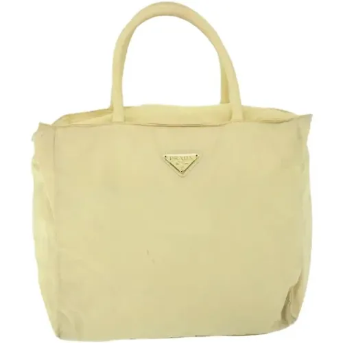 Pre-owned Tote Bags, female, , Size: ONE SIZE Pre-owned Nylon handbags - Prada Vintage - Modalova