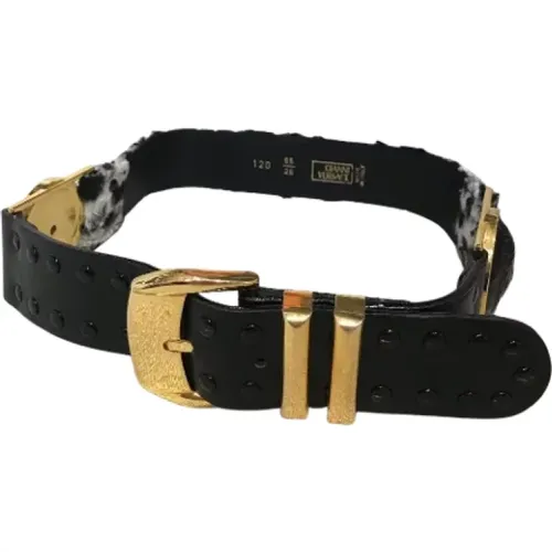 Pre-owned Belts, female, , Size: ONE SIZE Pre-owned Leather belts - Versace Pre-owned - Modalova