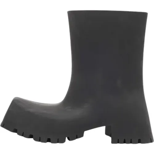 Pre-owned Rubber boots , female, Sizes: 10 UK - Balenciaga Vintage - Modalova