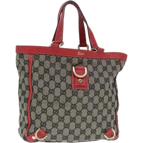 Pre-owned Tote Bags, female, , Size: ONE SIZE Pre-owned Canvas totes - Gucci Vintage - Modalova