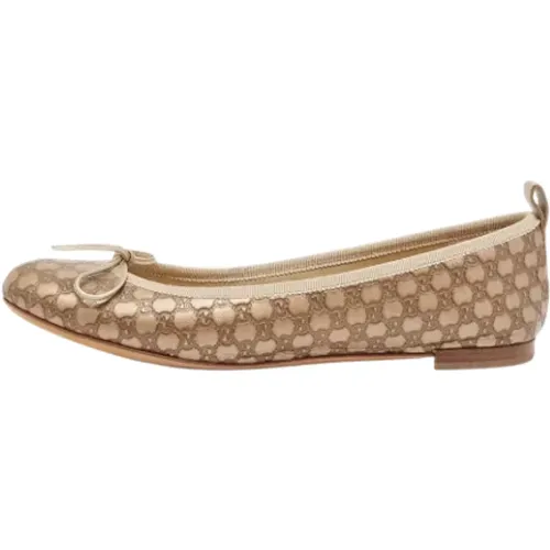 Pre-owned Flats, female, , Size: 7 US Pre-owned Leather flats - Gucci Vintage - Modalova