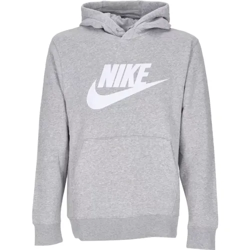 Hoodies, male, , Size: 2XL Club Hoodie Pullover Long-Sleeved Sweatshirt - Nike - Modalova