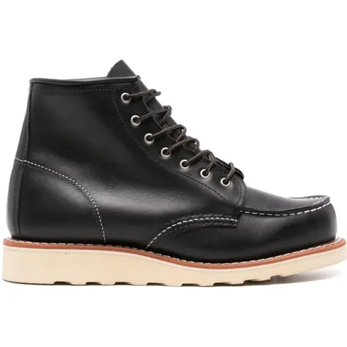 Leather Lace-Up Ankle Boots , female, Sizes: 4 UK, 5 UK, 4 1/2 UK, 3 UK, 3 1/2 UK, 5 1/2 UK - Red Wing Shoes - Modalova