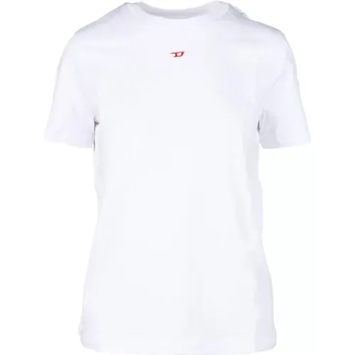 Weiße T-Shirt für Frauen , Damen, Größe: S - Diesel - Modalova