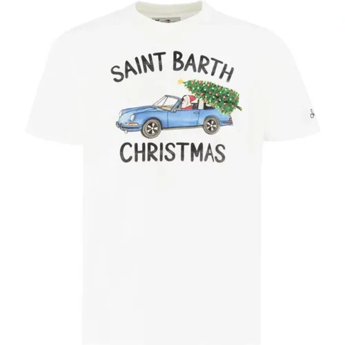 T-Shirt , Herren, Größe: L - MC2 Saint Barth - Modalova
