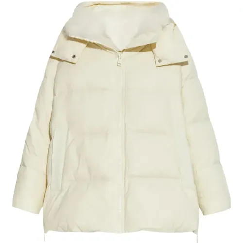 Down Jackets, female, , Size: S shearling-lined jacket - Yves Salomon - Modalova