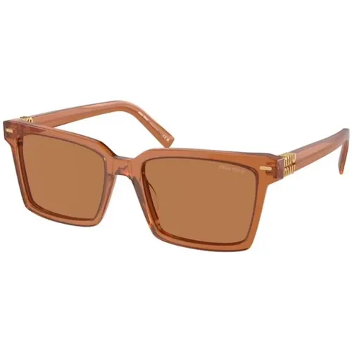 Frame Lens Sunglasses , unisex, Sizes: 55 MM - Miu Miu - Modalova