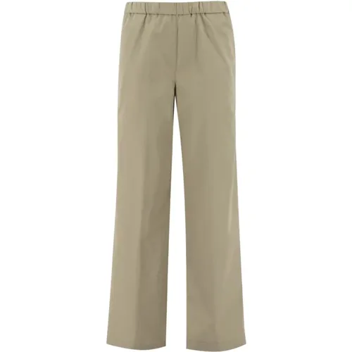 Chinos, female, , Size: 2XS Straight Leg Chinos for Women - Aspesi - Modalova