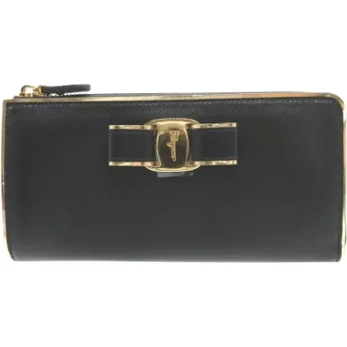 Pre-owned Leather wallets , female, Sizes: ONE SIZE - Salvatore Ferragamo Pre-owned - Modalova