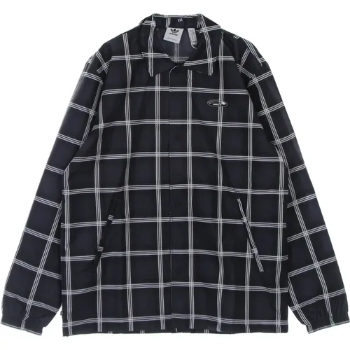 Light Jackets, male, , Size: S Coach Jacket - Adidas - Modalova