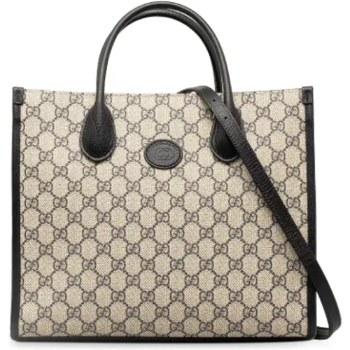 Pre-owned Tote Bags, female, , Size: ONE SIZE Pre-owned Leather gucci-bags - Gucci Vintage - Modalova